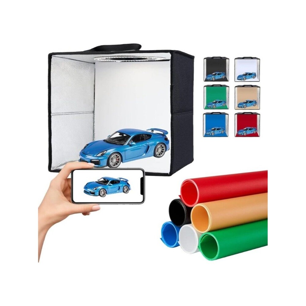 Photo Studio Light Box Photography, 12"x12" Pro Dimmable Shooting Tent Kit